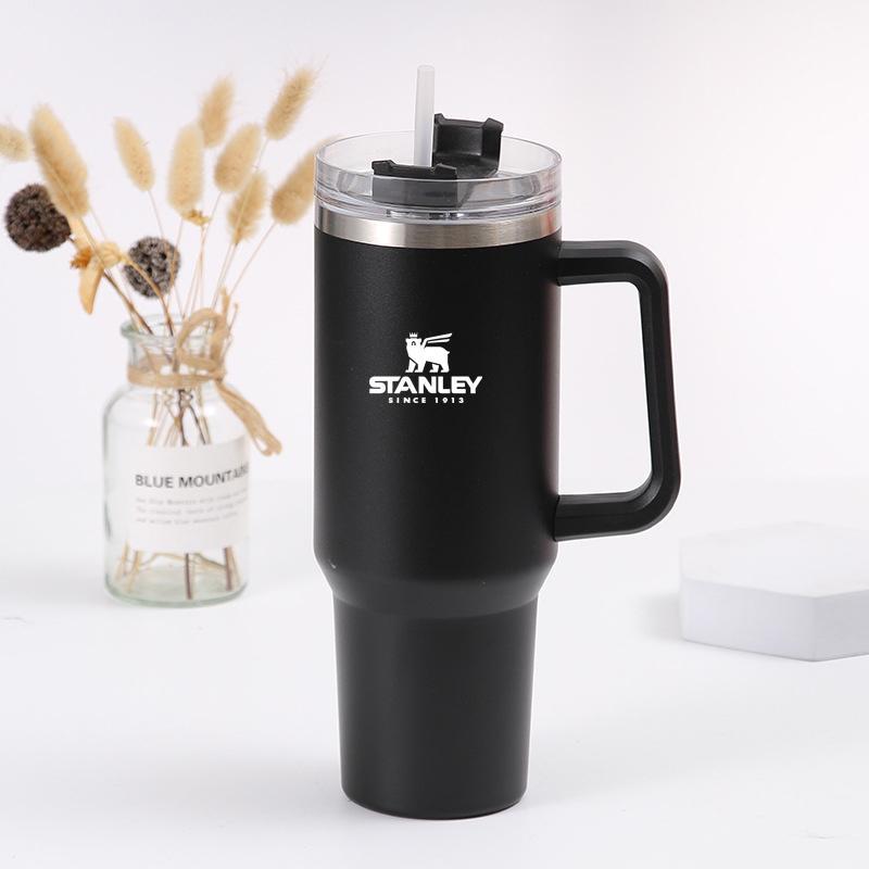 Stanley 40oz Stainless Steel Vacuum Insulated Tumbler with Lid and Straw