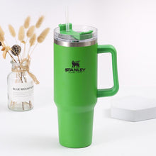Load image into Gallery viewer, Stanley 40oz Stainless Steel Vacuum Insulated Tumbler with Lid and Straw
