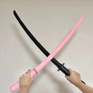 3D Printed Retractable Katana Retractable Katana Role Play Weapon Model Stress Relief Toy