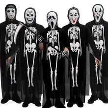 Cargar imagen en el visor de la galería, COS Halloween masquerade costume skeleton skeleton costume
