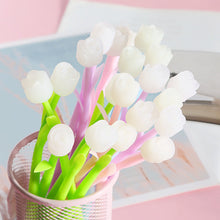 Cargar imagen en el visor de la galería, 3 bolígrafos de flores rosas que cambian de color en la luz del sol.
