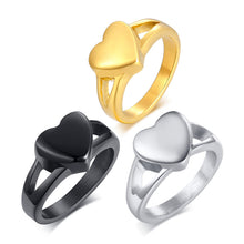 Load image into Gallery viewer, Blood Ring Heart Shaped Perfume Ashes keep Promise Ring

