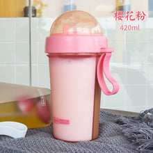 Load image into Gallery viewer, Personality Student Two Side Separate Straw Water Bottle
