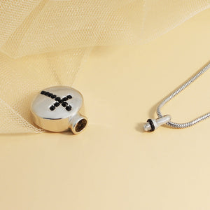 Keep Family Ashes haris into your Cross Urn Necklace