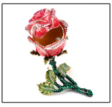 Cargar imagen en el visor de la galería, Increíble caja de regalo de joyería de metal rosa
