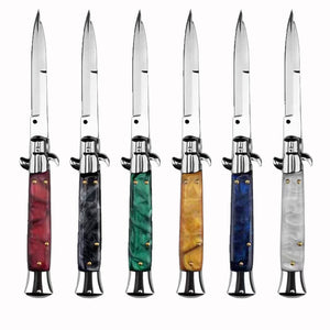 Italienisches Stiletto Switch Blade Taschenautomatisches Messer