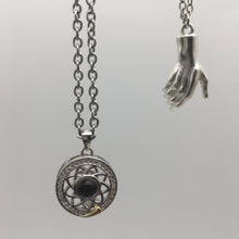 Load image into Gallery viewer, Hold She On Your Hand Magnetic Hand&amp;Sun 100 languages I Love You Necklaces
