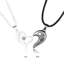 Load image into Gallery viewer, Fashion lovers`couple pendant Attract with magnet necklaces jewelry
