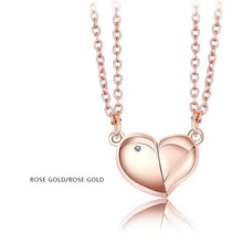 Load image into Gallery viewer, Rotating Acacia Bean Love Couple Necklace PIGGOODS
