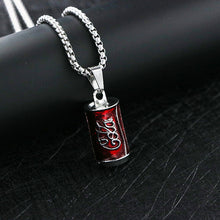 Load image into Gallery viewer, Cola Pepsi Necklace chain
