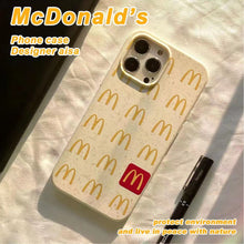 Cargar imagen en el visor de la galería, Estuche lindo para teléfono estilo Mcdonald&#39;s para iphone
