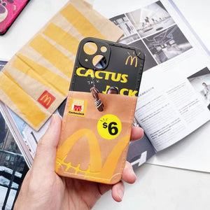 Funda para iPhone Cactus Jack Mcdonald's