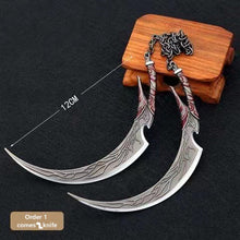 Load image into Gallery viewer, Evil Blade Machete Arcuated Knife Game Cosplay Tool
