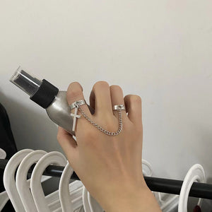 Personalisierte Kette Kombination verstellbarer Ring