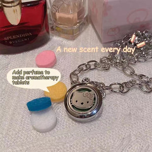 Sanrio Hello Kitty Aromatherapie-Halskette mit Parfüm und Mückenschutz