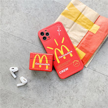 Laden Sie das Bild in den Galerie-Viewer, McDonald Airpod Hülle Hamburger McCafe Airpod Hülle
