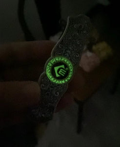 Glow in Dark Fidget Spinner Knife
