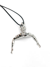 Load image into Gallery viewer, sterling silver pendant necklace naked woman
