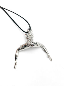 sterling silver pendant necklace naked woman