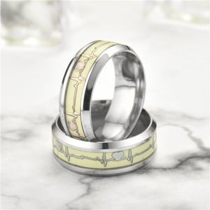 Luminous Heartbeat Ring Fashion Jewelry（1pc）