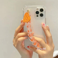 Cargar imagen en el visor de la galería, Estuche de cadena de pulsera para LG Soft Crystal Silicone Cover Shell
