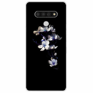 Para LG Stylo 6 Funda de silicona Soft Landscape TPU Phone Cover