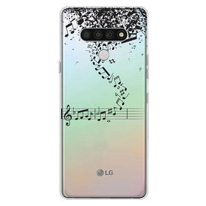 Para LG Stylo 6 Funda transparente de silicona suave para teléfono
