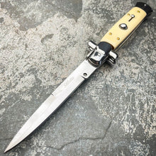 Laden Sie das Bild in den Galerie-Viewer, Italienisches Stiletto Switch Blade Taschenautomatisches Messer

