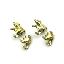Load image into Gallery viewer, Dragon Crocodile Bear Horse Bunny Animal Stud Earrings
