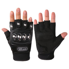 Load image into Gallery viewer, Combat Tactical Gloves With Metal Knuckles For Motobike Rider
