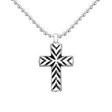 Load image into Gallery viewer, Keep Family Ashes haris into your Cross Urn Necklace
