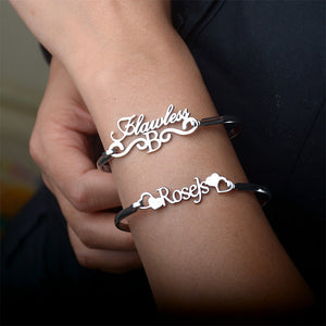 Customize Name Personality Necklace Bracelet Ring