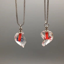 Load image into Gallery viewer, Matching Love Blood Perfume Keeper Bottle Necklaces for Valentine&#39;s Day
