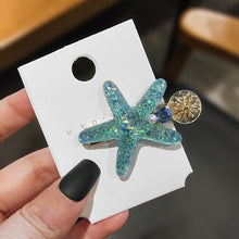 Load image into Gallery viewer, Acrylic Shell Starfish Hair Clips Fashion Accessories
