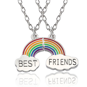 2-4Pcs/set Best Friend Necklace