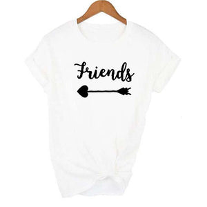 1 Stück „Best Friends Pfeil“-T-Shirt