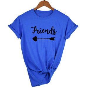 1 Uds. Camiseta de flecha de mejores amigos