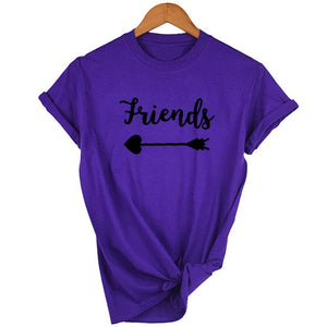 1 Uds. Camiseta de flecha de mejores amigos