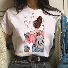 Laden Sie das Bild in den Galerie-Viewer, Frauen Best Friends Mädchen T-Shirt Mädchen Sommer Casual Tops
