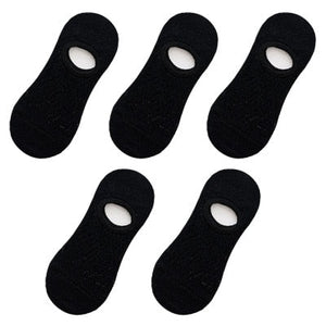 5 Paare/Set Damen Silikon rutschfeste unsichtbare Socken