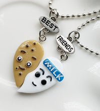 Load image into Gallery viewer, 2-3pcs/ Set Cute Cartoon Donut Hamberger pendent Best Friend Necklace
