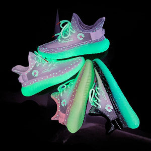 Zapatos de coco Zapatos de verano deportivos fluorescentes