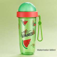 Cargar imagen en el visor de la galería, Botella de agua separada de dos lados de doble uso con patrón de frutas

