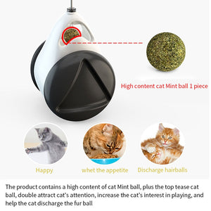 Ruedas automáticas sin necesidad de recarga de 360 ​​grados de juguete de bola giratoria automática para gato
