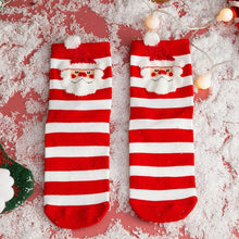 Load image into Gallery viewer, Christmas woman socks funny cartoon Santa Claus Christmas tree socks
