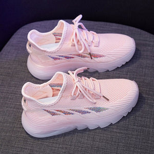 Flying knit Women Sneakers 2020 Flats Platform Autumn Casual Shoes