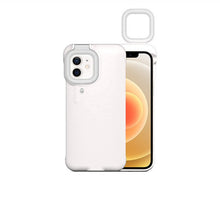 Cargar imagen en el visor de la galería, Luz de relleno Selfie Beauty ring flash Phone Case carcasa estable perfecta para Iphone HuaWei
