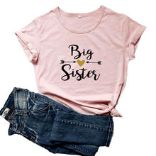 Load image into Gallery viewer, Big Sister Lettle Sister Best Friends T-Shirt BFF Matching
