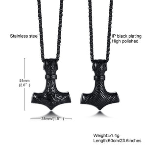 Viking Jewelry Die Hammer-Symbol-Anhänger-Halskette