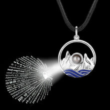 Load image into Gallery viewer, 100 Different Languages I Love U Projection Pendant Necklaces
